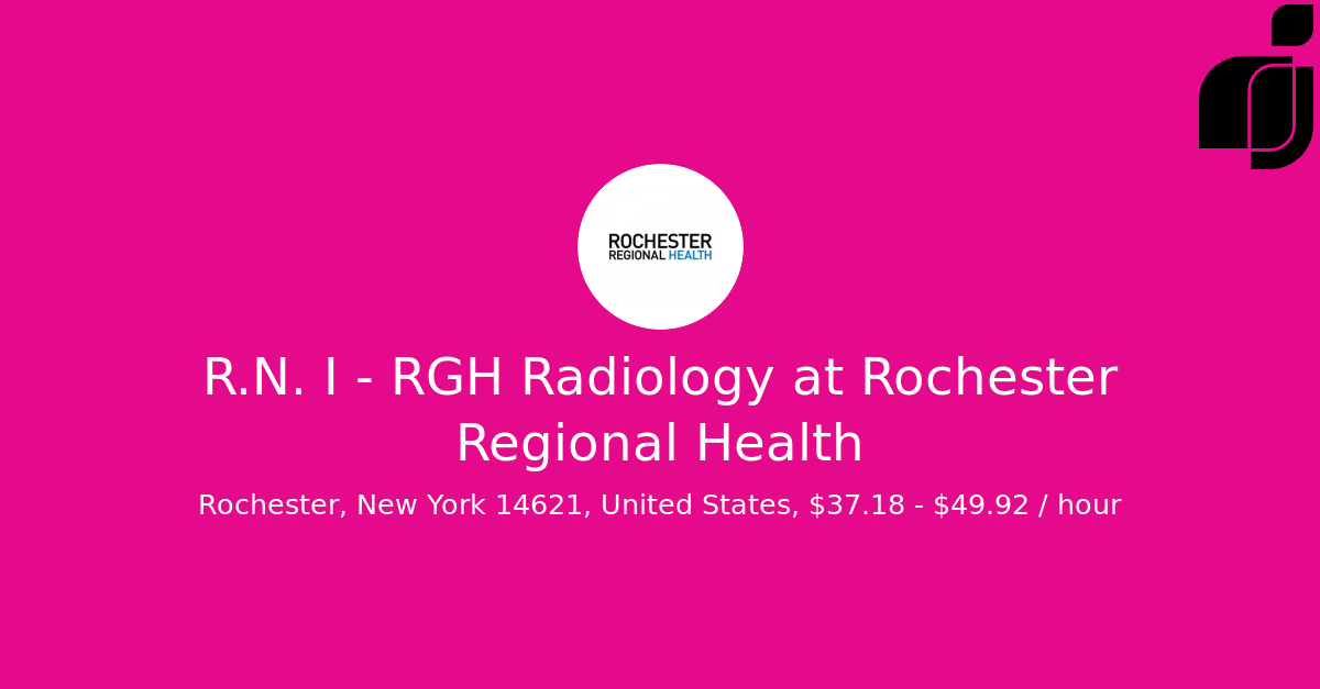 R.n. I - Rgh Radiology In Rochester, New York 14621, United States At 