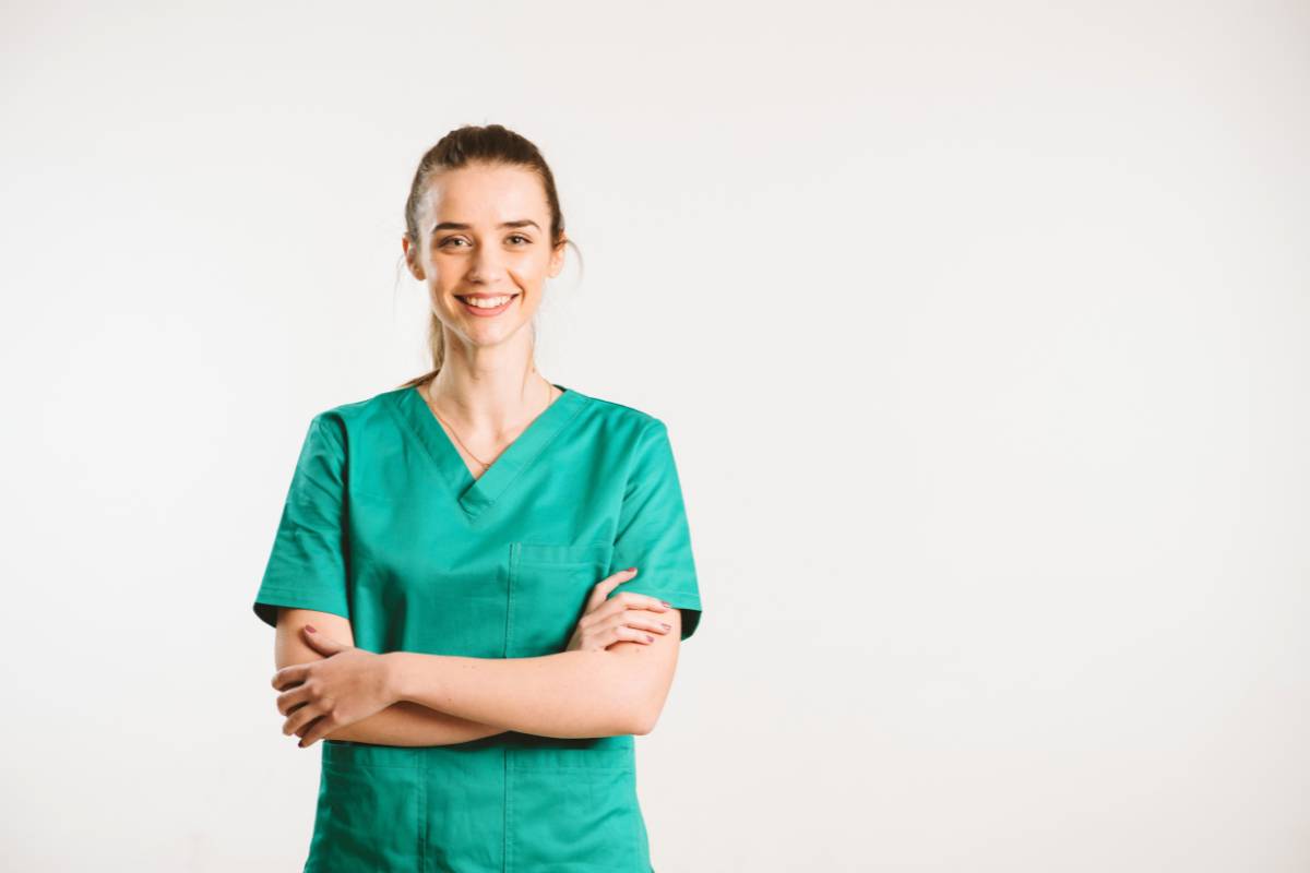 A nurse prepares for her Wyoming State Board of Nursing license renewal.