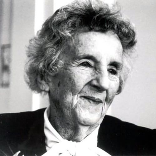 Nursing theorist Virginia Henderson.