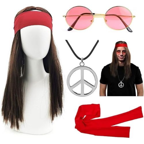 Hippie Halloween costume.