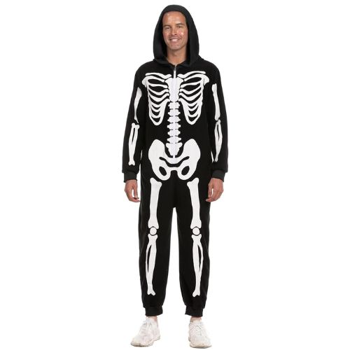 Skeleton Halloween costume.